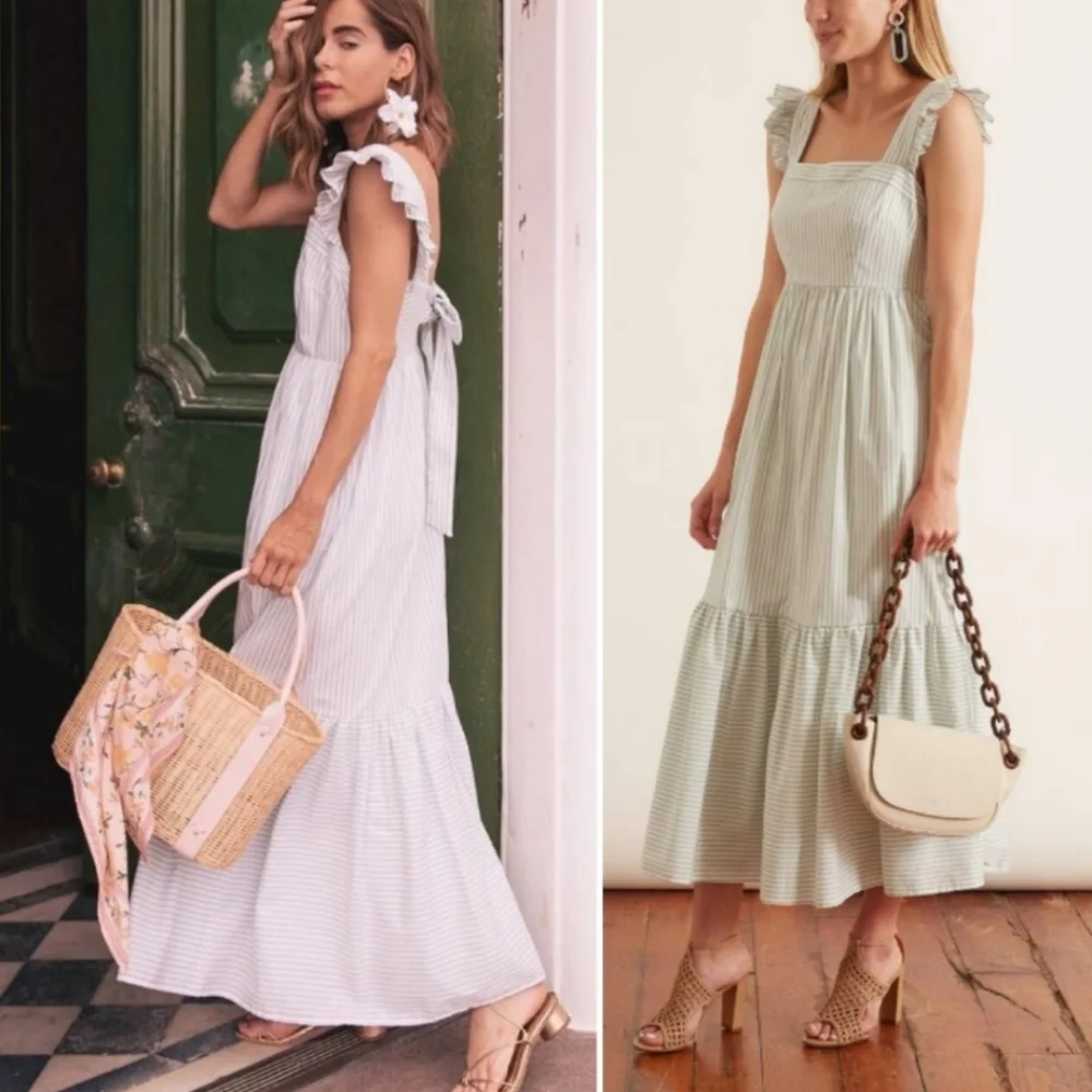 Gal Meets Glam Jasmine Mint Maxi Dress - Picture 1 of 9